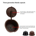Updated Version Coffee Capsule Refillable Reusable Capsule Coffee Filter Cup