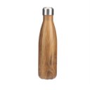 500ML Wood Grain Vacuum Flask Cold Water Stainless Steel Double Wall Bottle Cup