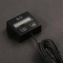 Digital Engine Tach Tachometer Hour Meter Inductive for Motorcycle Motor