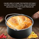 Air Frying Pan Accessories 5pcs Fryer Baking Basket Pizza Plate Grill Pot Mat