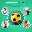 12PCS Football Stress Relief Sponge Foam Balls Hand Exercise Squeeze Toy