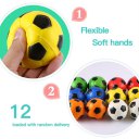 12PCS Football Stress Relief Sponge Foam Balls Hand Exercise Squeeze Toy