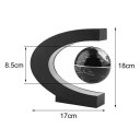 C shape LED World Map Decoration Magnetic Levitation Floating Globe Light