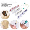 Chinese Health Care Medical Vacuum Body Cupping 24Pcs Massage Cans Cup Set