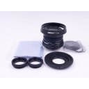 25mm f/1.8  CCTV mini lens for all Fujilm FX mirro Mount Camera & hood Adapter 7 in 1 kit