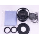 25mm f/1.8 CCTV mini lens for all M4/3 / MFT  Mount mirro Camera & hood Adapter 7 in 1 kit