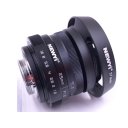 25mm f/1.8 CCTV mini lens for all M4/3 / MFT  Mount mirro Camera & hood Adapter 7 in 1 kit