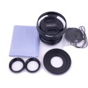 25mm f/1.8 CCTV mini lens for all Nikon 1 Mount mirro Camera & hood Adapter 7 in 1 kit