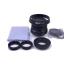 25mm f/1.8 CCTV mini lens for all Pentax PQ Mount mirro Camera & hood Adapter 7 in 1 kit