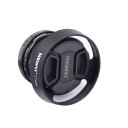 25mm f/1.8 CCTV mini lens for all Pentax PQ Mount mirro Camera & hood Adapter 7 in 1 kit
