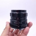 50mm F/1.8 Manual Focus MF Prime Lens for For Canon EOS M, M2, M3, M5, M6, M10, M100