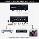 PHONO prephonograph signal amplifier with auxiliary input and volume control