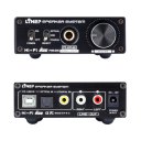 Fiber coaxial USB headphone amplifier digital audio DAC decoder