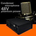 A963 48V Pro Condenser Microphone 48V Phantom Power Source