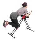 Straight Linear Type Powerful Private Fitness Club Abdomen Exerciser Black