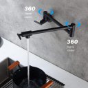 Folding faucet,Pot Filler Faucet Wall Mount