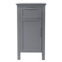 One Drawer And One Cabinet Gray