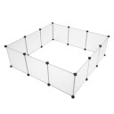 Pet Playpen, Portable Large Plastic Yard Fence Small Animals, Puppy Kennel Crate Fence Tent