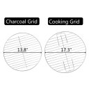 18 Inch Apple Charcoal Stove Enamel (Cover  Furnace Body) White Side Wheel Diameter 15cm
