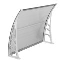 100 x 80 Household Application Door & Window Awnings Transparent Board & White Holder