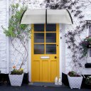 200 x 96 Household Application Door & Window Awnings Black Holder