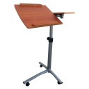 Home Use Multifunctional Lifting Computer Desk Brown