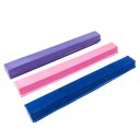 8 Feet Young Gymnasts Cheerleaders Training Folding Balance Beam Purple Plain Flannelette & Purple PVC