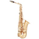 Glarry Alto Saxophone E-Flat Alto SAX Eb with 11reeds, case,carekit,Gold Color for Students and Beginners