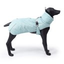 Dog Winter Jacket with Waterproof Warm Polyester Filling Fabric-(blue ,size 2XL)