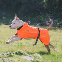 Dog Coats Small Waterproof,Warm Outfit Clothes Dog Jackets Small,Adjustable Drawstring Warm And Cozy Dog Sport Vest-(orange,size L))