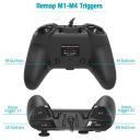 Wired Gaming Controller, PC Gamepad Joystick, Dual Vibration, Programmable Remap M1-M4, Game Console for Windows 7/8/10/ Laptop, TV Box, PS3, Android, Switch
