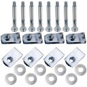 8 Bolts Truck Bed Mounting Hardware For Ford F250 F350 Super Duty Truck 99-14