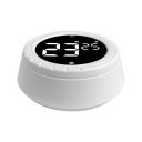 Kitchen Timer, Digital Timer for Cooking with Twist Mechanism and Magnetic Backing - Also Useful as Classroom Timer or General Countdown Timer, White