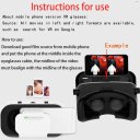 Virtual Reality VR 3D Glasses With Remote for 4.7-6