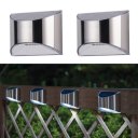 Outdoor Solar Deck Lights Gutter Fence Garden Stairs Step Lamp Waterproof
