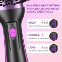 one-step hair dryer & volumizer hot air brush for Drying, Straightening, Curling