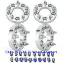 5X4.5 TO 5X4.75 Wheel Spacers Adapters 1inch (25mm) 5X114.3 TO 5X120 + 20 Lugs