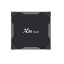X96 max+ 4K Smart TV Box, Android 9.0, Amlogic S905X3 Quad-Core Cortex-A55,Support LAN, AV, 2.4G/5G WiFi, USBx2,TF Card