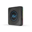 X96 X4 S905X4 Quad Core 64 Bit TV Box Android 11 Mali-G31 MP2 2.4G/5G WiFi BT4.1 USB3.0 Colorful Lighting Smart TV Box