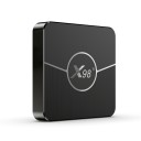 X98plus Android 11 TV Box S905W2 Quad Core CPU Mali-G31 MP2 GPU H.265 Decoding 2.4G/5G WiFi 100M DLAN Smart TV Box