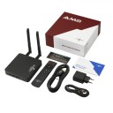 Ugoos AM8 8K Ultra HD TV Box Android 11.0 Amlogic S928X-J LPDDR4 4GB RAM 32GB ROM WiFi6E 1000M LAN BT5.3 USB3.0 Support AV1 H.265 8Kx4K 60fps HDR Set Top TV Box