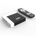 KM7 Plus Smart TV Box 4K HDR 2GB 16GB Support 2.4G/5.0G/BT 5.0/AV1 Google TV Remote Streaming Media Player